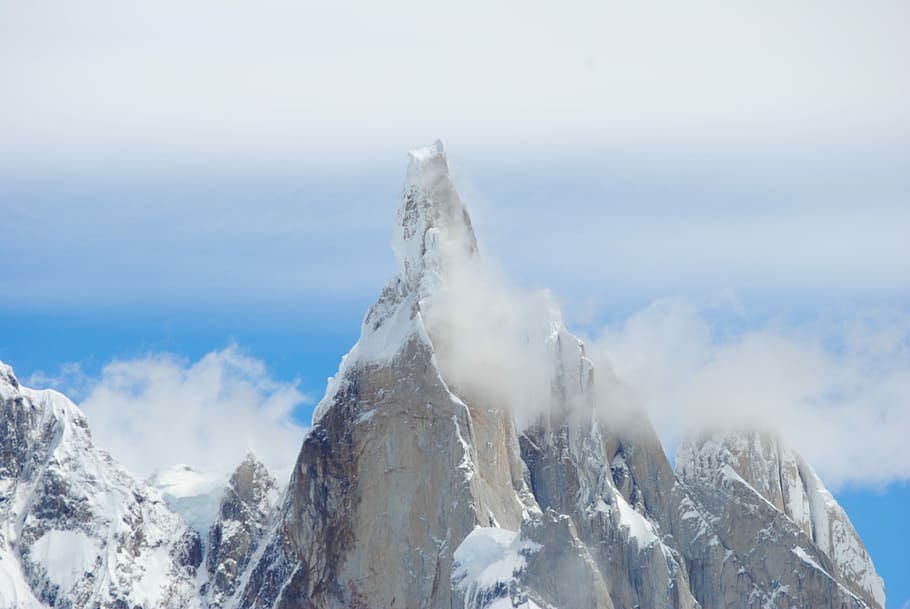 snow, winter, nature, cold, ice, cold temperature, mountain HD wallpaper