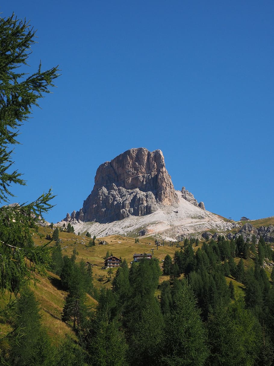 monte averau, mountain, mountain group, ampezzo dolomites, italy