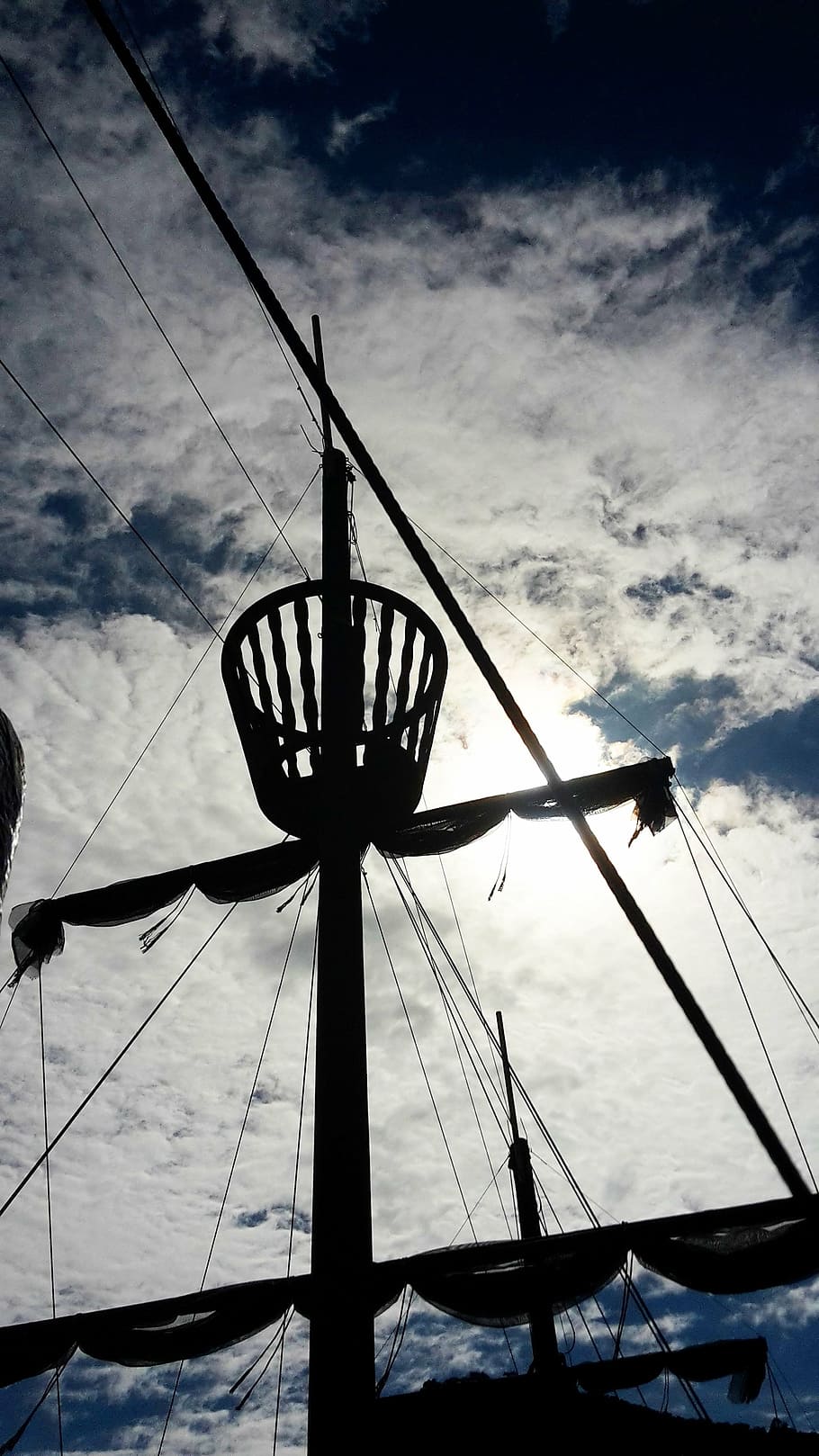 ship, sky, clouds, nautical Vessel, sea, sailing Ship, sailboat HD wallpaper
