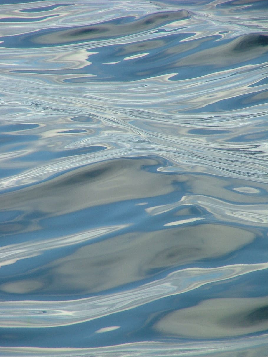 body of water, liquid, sea, back, background, blue, ripple HD wallpaper