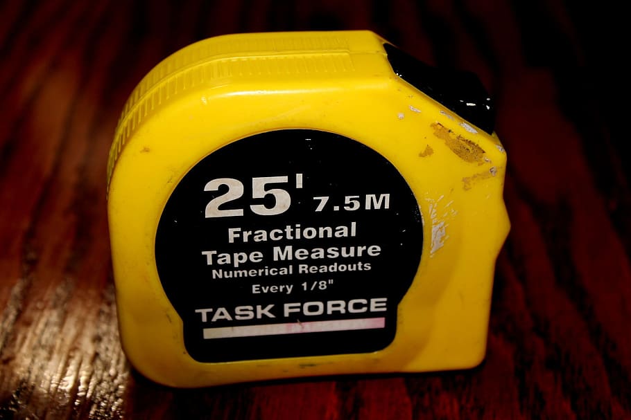 measuring tape, task force, carpentery, yellow, text, communication, HD wallpaper