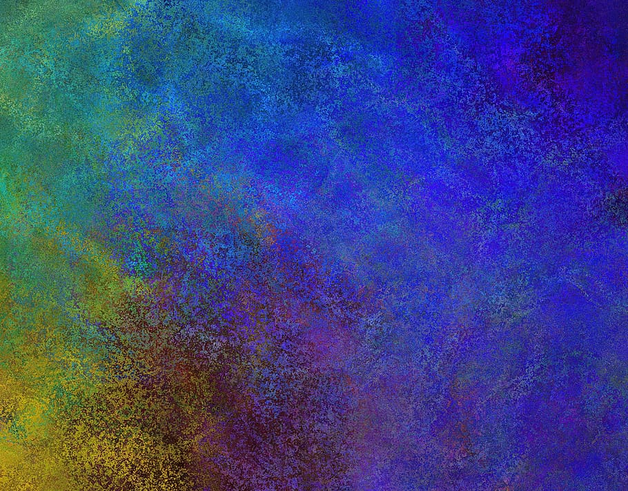 close photo of blue and green wall, background, texture, pattern HD wallpaper