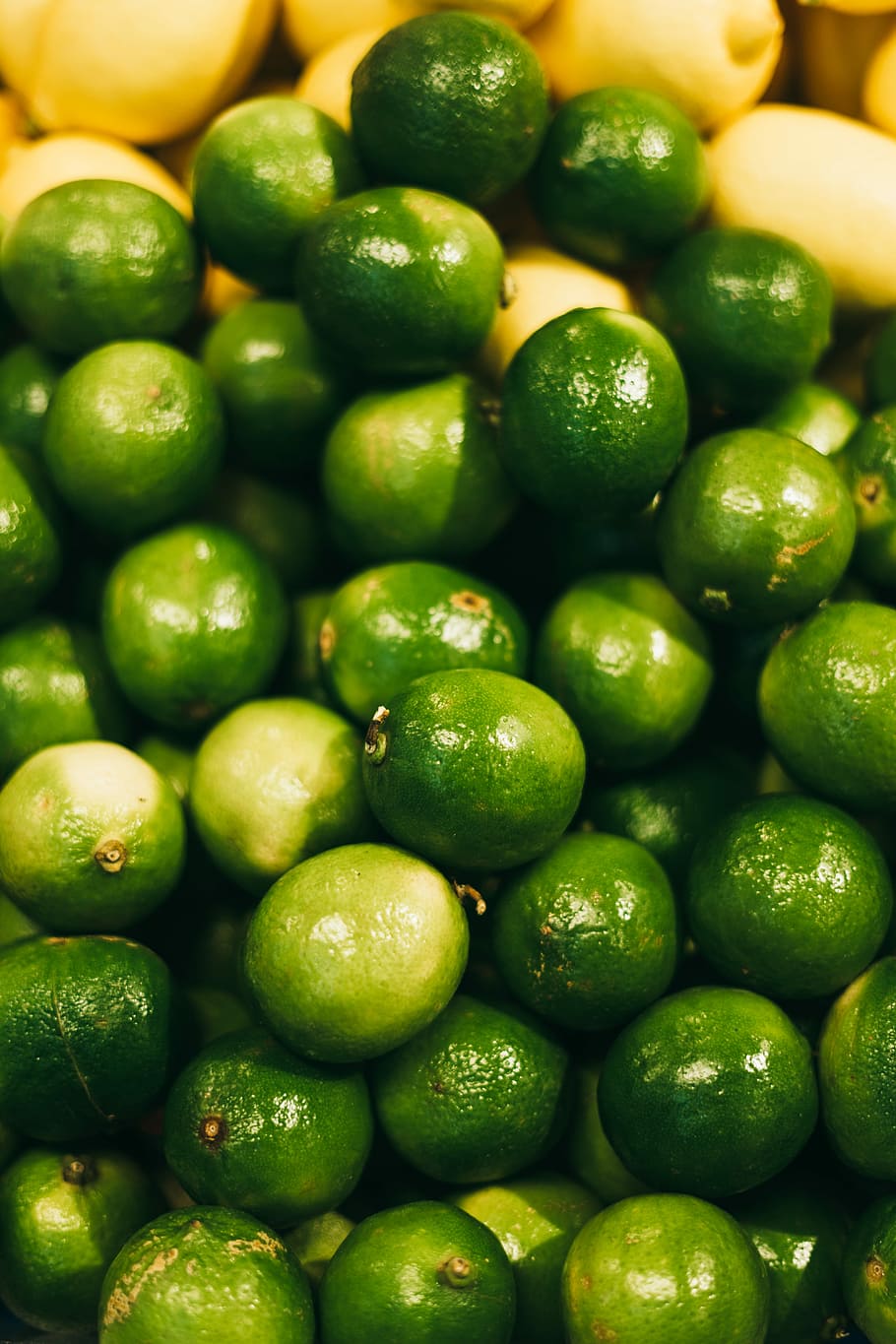 green citrus lot, lime fruits, lemon, food and drink, healthy eating HD wallpaper