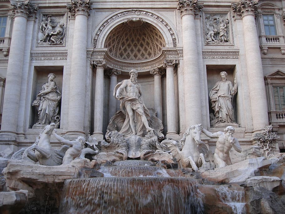 rome, source, italy, architecture, art and craft, representation HD wallpaper