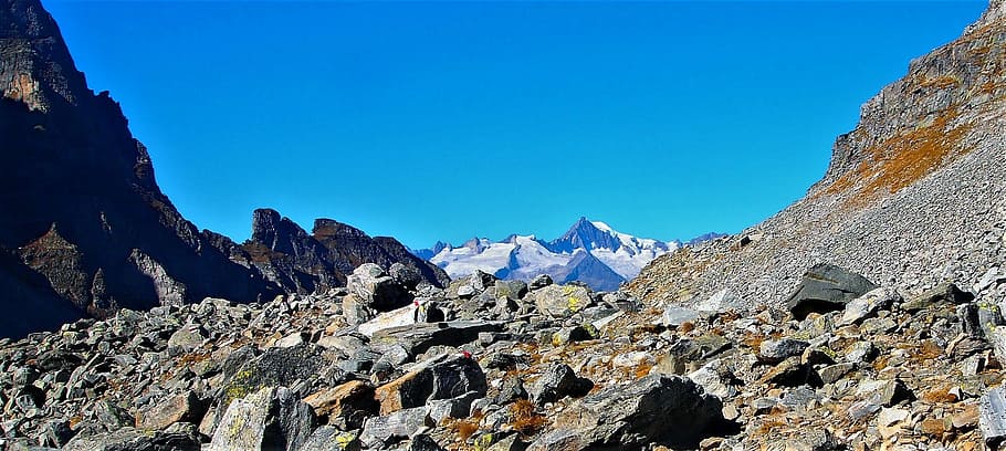 nature, mountain, snow, sky, panorama, valais, scenics - nature HD wallpaper