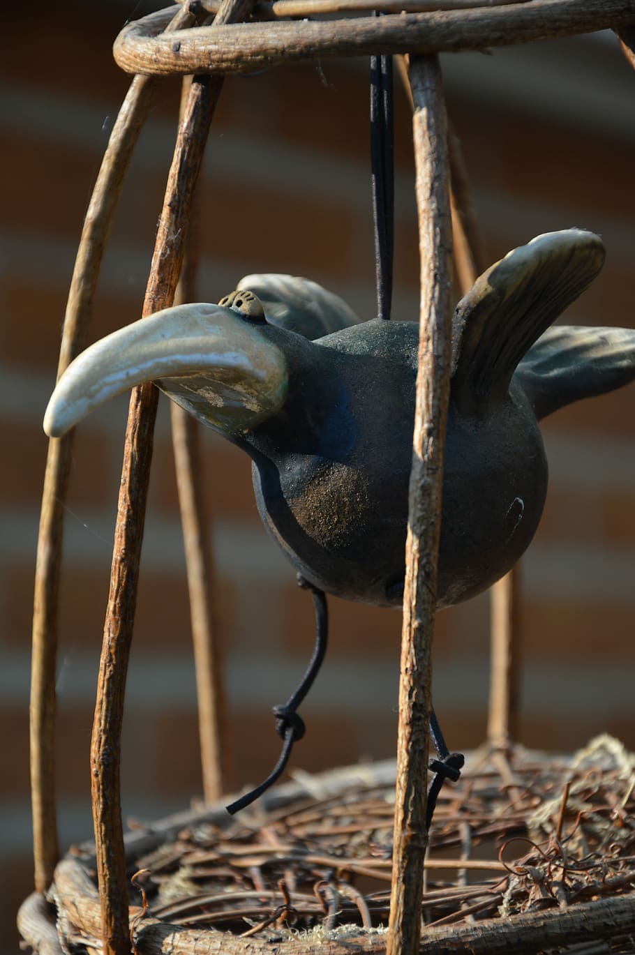 bird, cage, dom, animal, animal themes, one animal, vertebrate HD wallpaper