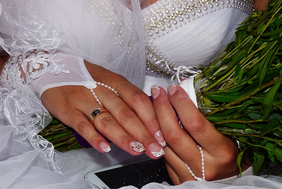 bride, ring, wedding, women, jewelry, human Hand, celebration HD wallpaper