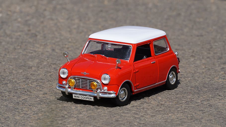 model, car, auto, transport, red, motor, transportation, mini HD wallpaper