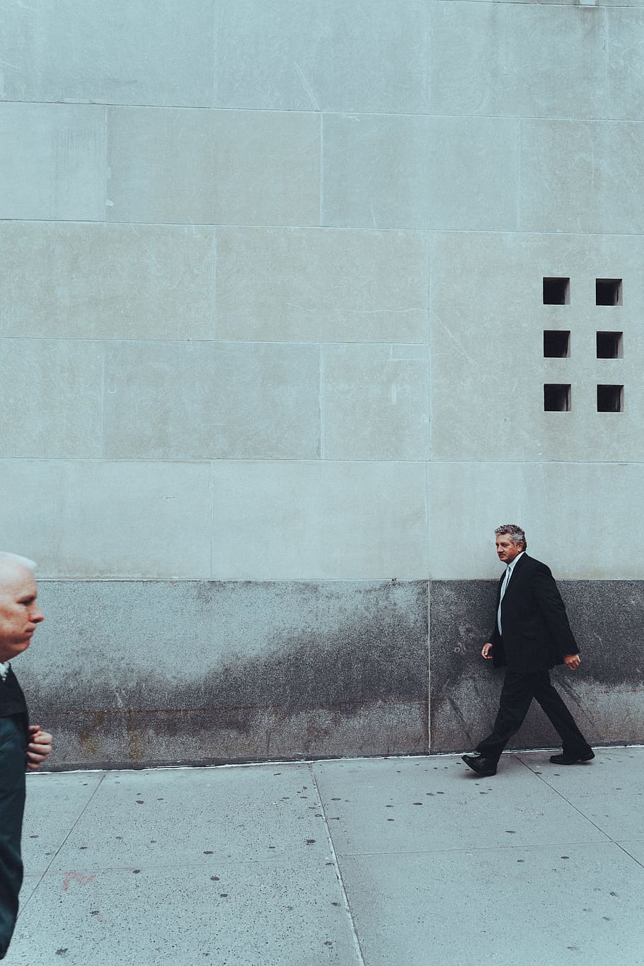 two man walking near building, man walking on side walk, concrete, HD wallpaper