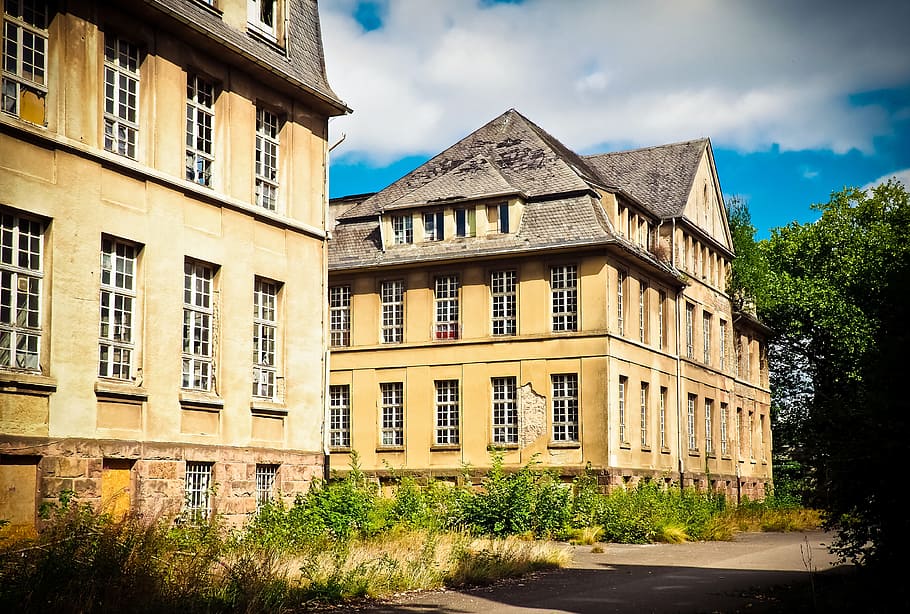 lost places, lapsed, old, leave, ruin, building, home, ailing HD wallpaper