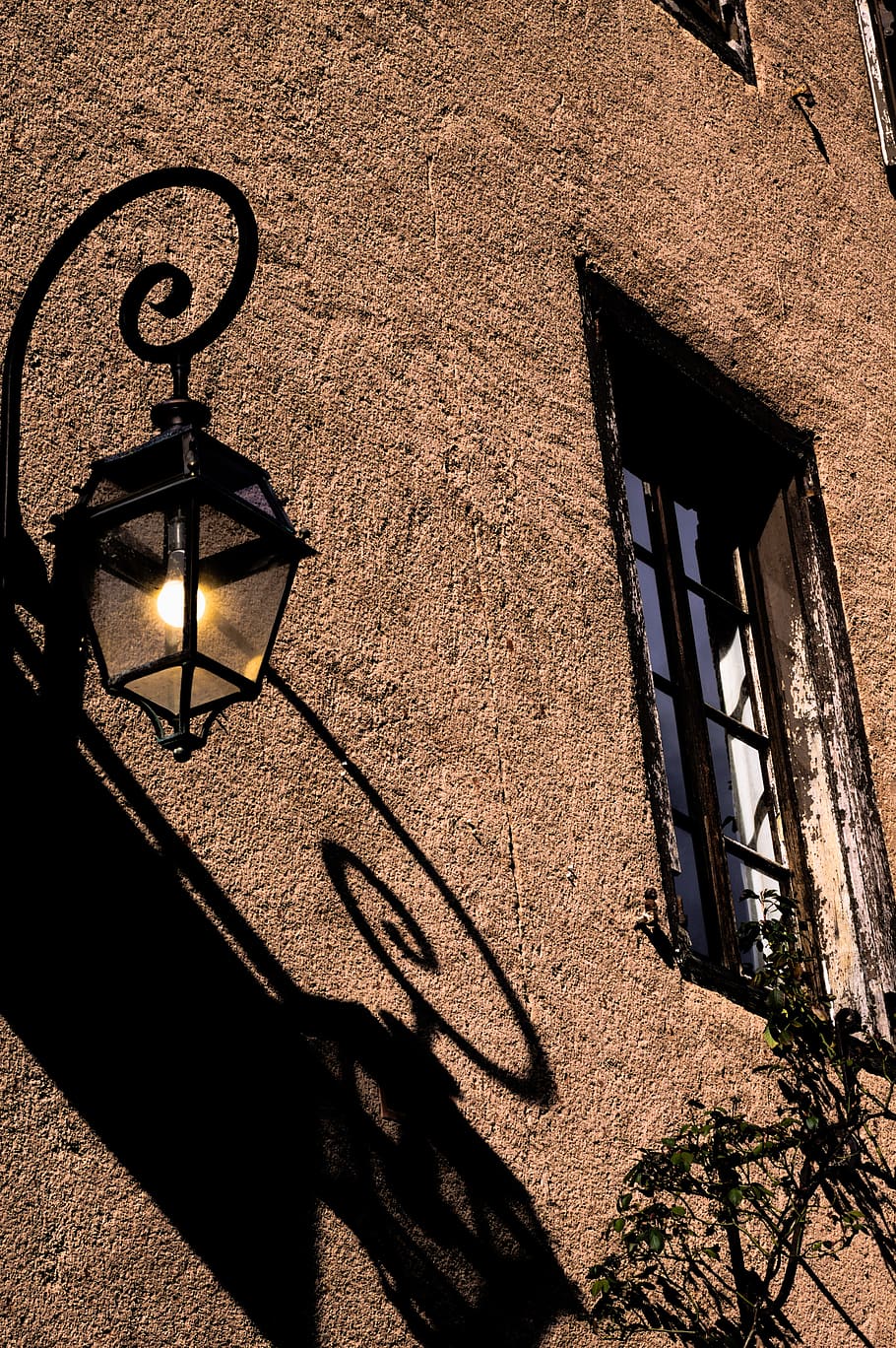 architecture, lantern, window, street, lighting equipment, built structure HD wallpaper