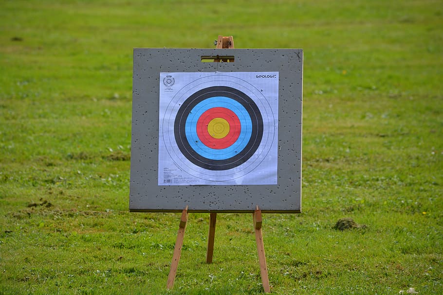target shooting on grasses, Archery, Arrow, Goal, Sports, Focus