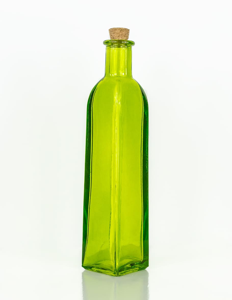 HD wallpaper: translucent green glass bottle, empty, transparent, container  | Wallpaper Flare