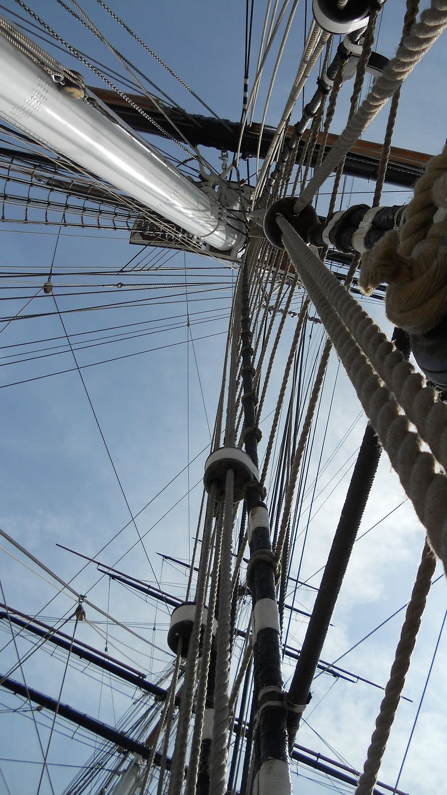 cutty sark, sailing, rigging, ship, perspective, transport HD wallpaper