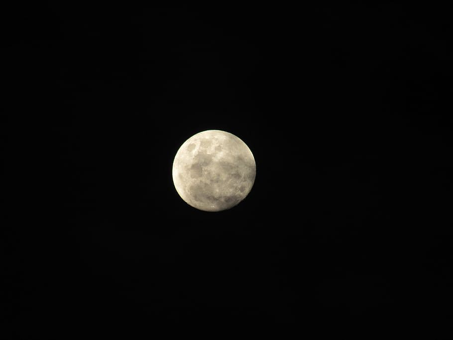 moon, sky, nocturne, moonlight, full moon, space, night, astronomy HD wallpaper