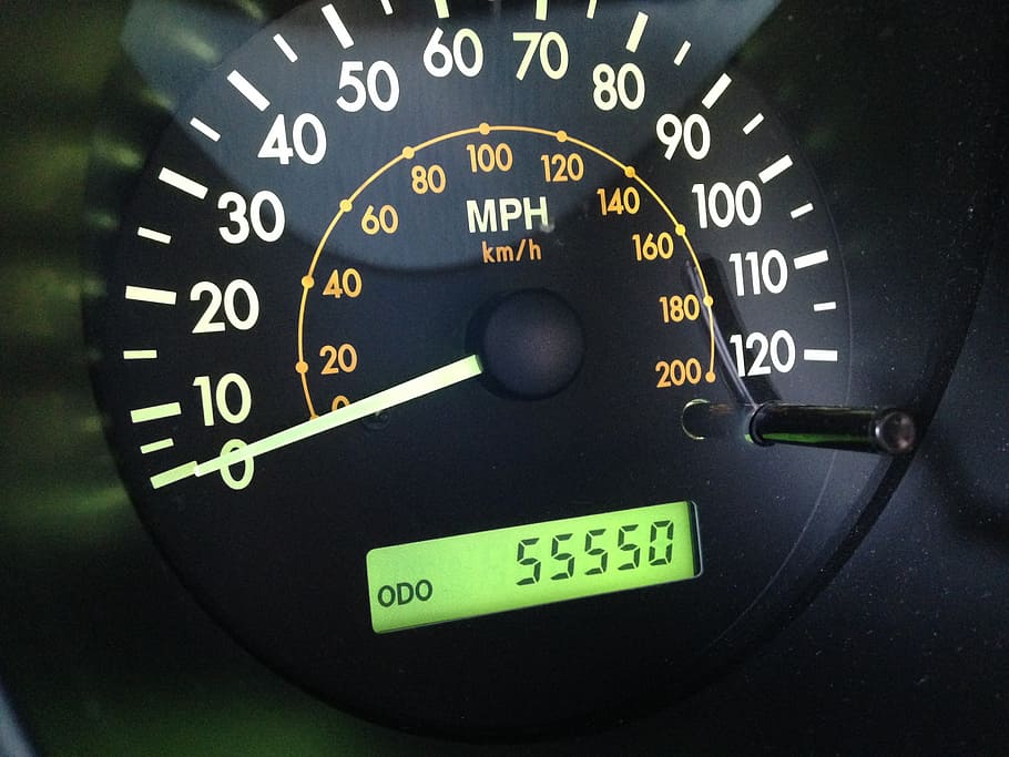 odometer, car, dashboard, car dashboard, vehicle, speedometer HD wallpaper
