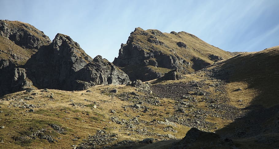 Mountain Range, Mountains, Rock, landscape, france, alpine HD wallpaper