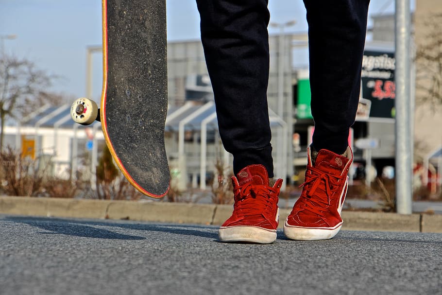 boy, man, go, skateboard, style, young man, human, male, shoes HD wallpaper