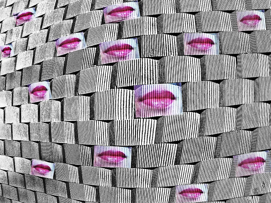 wall, graffiti, creativity, facade, background, mouth, kiss HD wallpaper