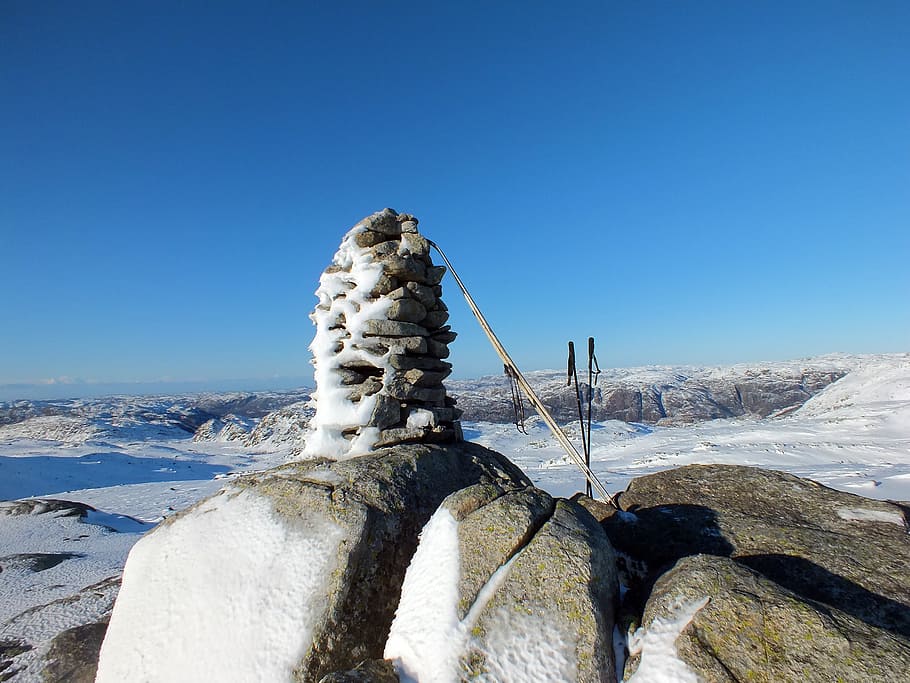 summit, winter, snow, snow mountain, outdoor, skiing, trollarinda HD wallpaper