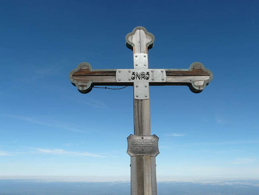 Silhouette Of A Inri Crucifix among Dead... | Stock Video | Pond5