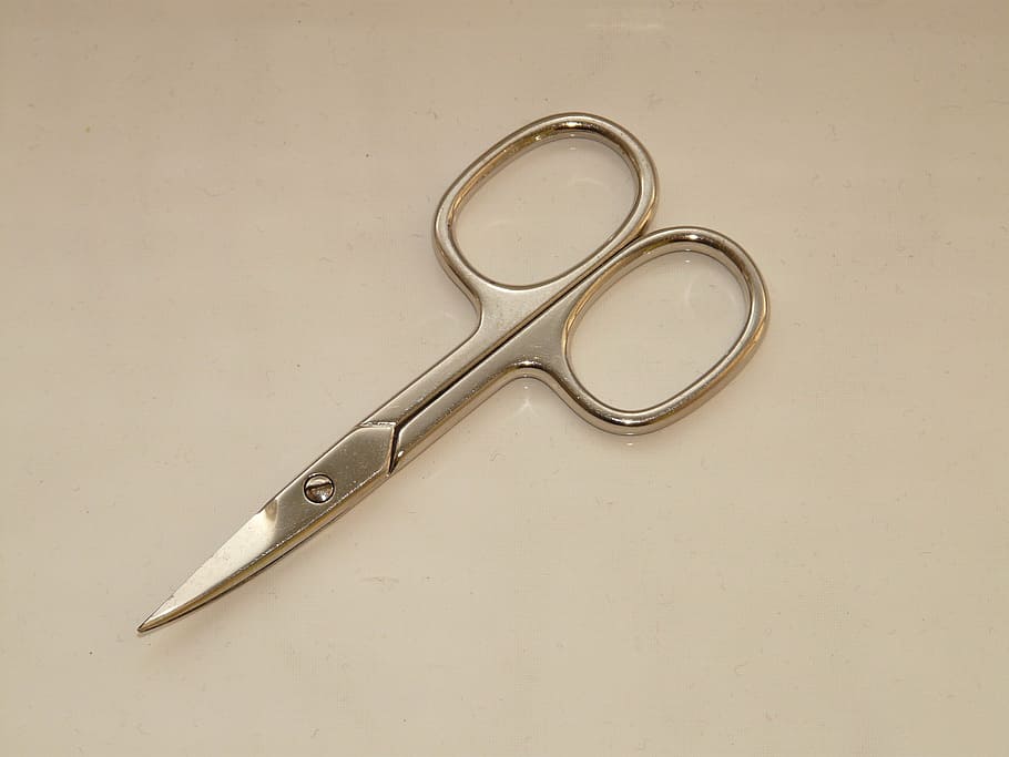 nail scissors, cosmetics, cut, hygiene, body care, fingernails HD wallpaper