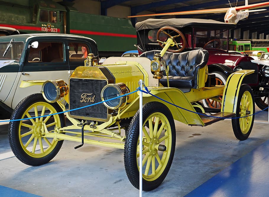 ford, t-model, museum, open, carriage technology, rigid axle HD wallpaper