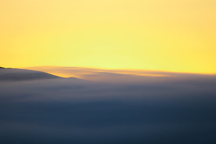sunset, clouds, orange, sky, beauty in nature, scenics - nature HD wallpaper