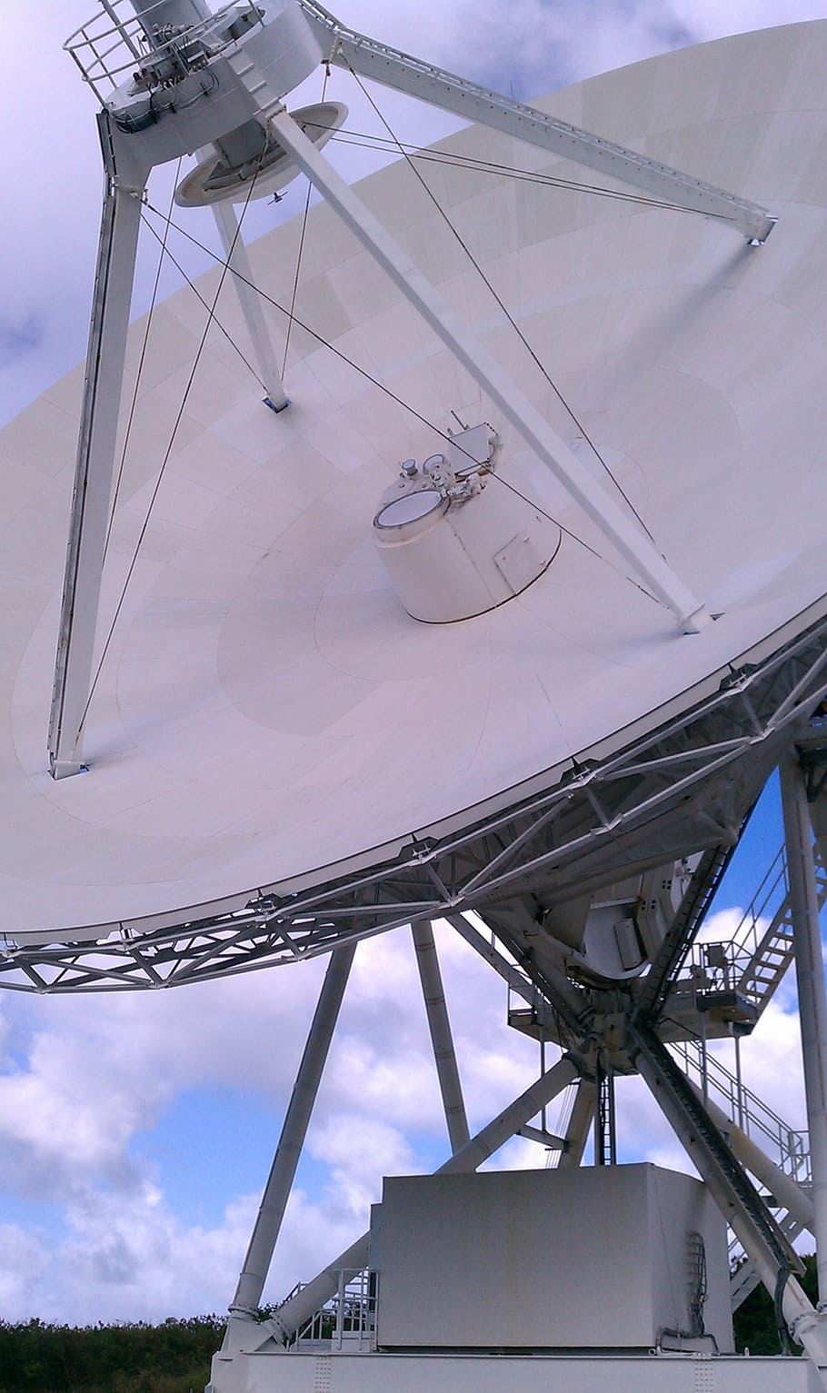 dish, antenna, satellite, communication, technology, low angle view HD wallpaper