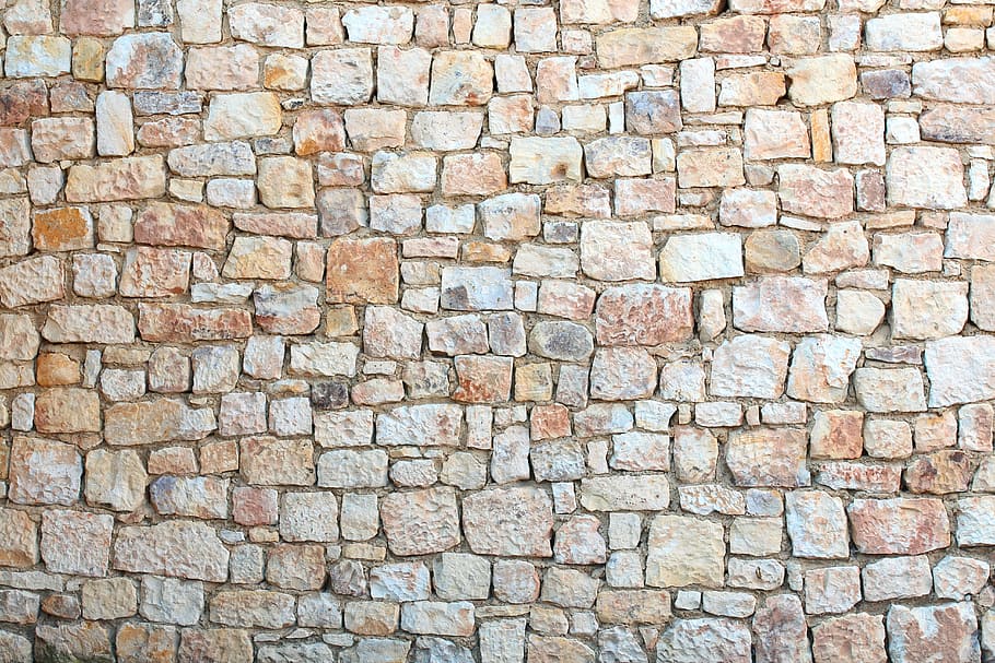 brown brick wall, Background, Stones, backgrounds, wall - Building Feature
