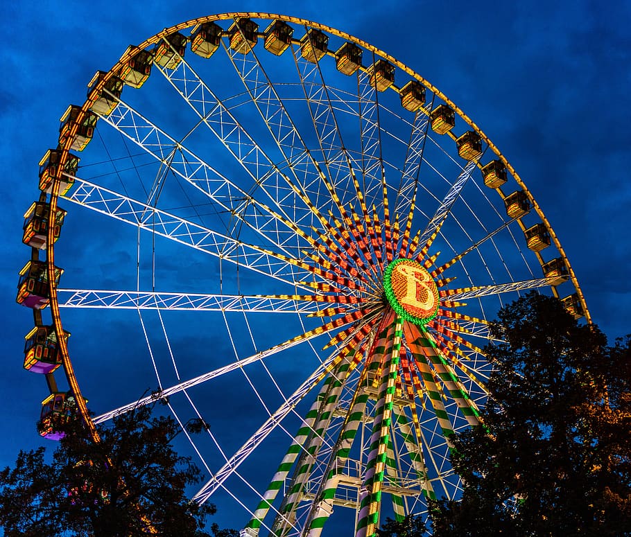 X Px Free Download HD Wallpaper Ferris Wheel Fun