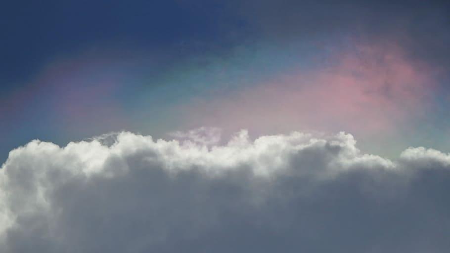 Sky, Clouds, Diffused, Rainbow, diffused rainbow, cloud - sky HD wallpaper