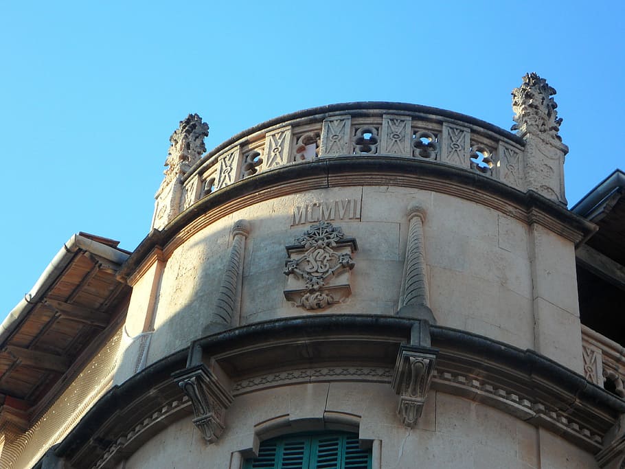 Building, Facade, Bank, Window, architecture, home, old town HD wallpaper