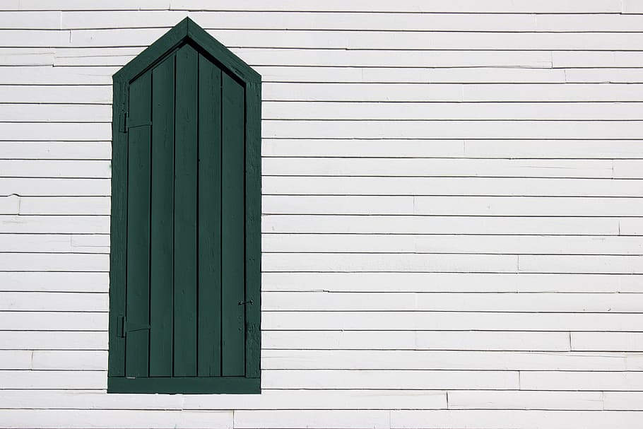 white painted wall house, window, construction, design, door HD wallpaper