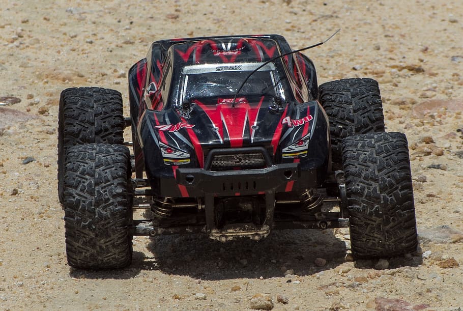 rc, front, view, electric, remote controlled, vehicle, brushless, HD wallpaper