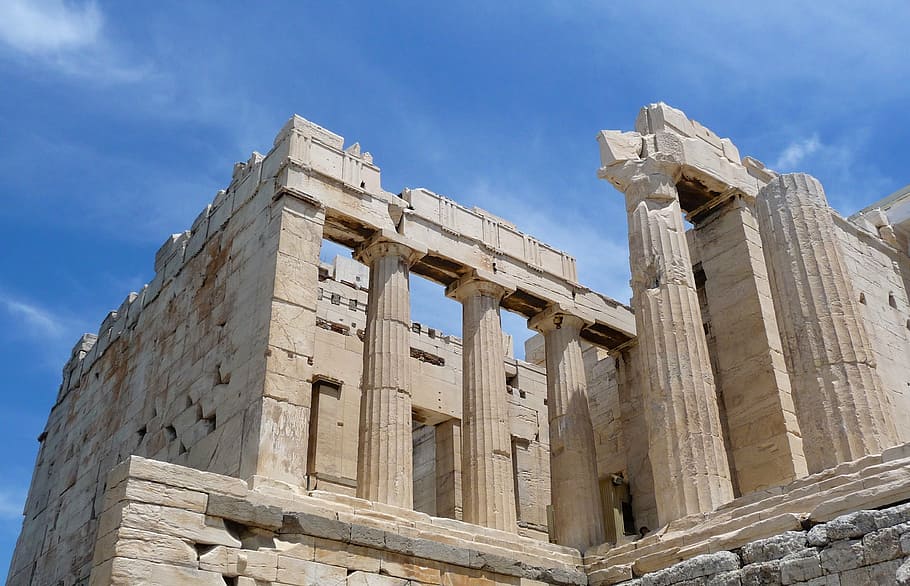 greece, acropolis, athens, ancient, temple, travel, europe HD wallpaper