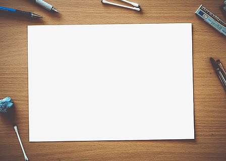 art, pens, workspace, paper, art materials, composition, top view HD wallpaper