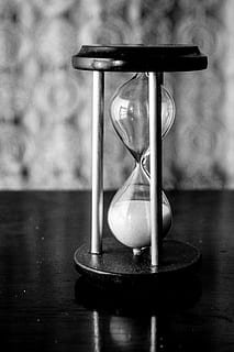 hourglass on table, Time, Clock, passage of time, antique watch HD wallpaper