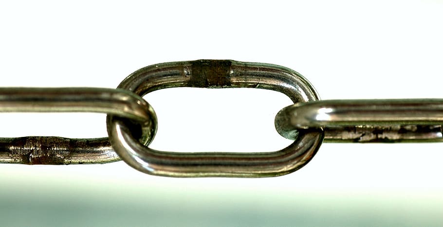 close-up photo of grey metal chain, string, link, steel, force HD wallpaper