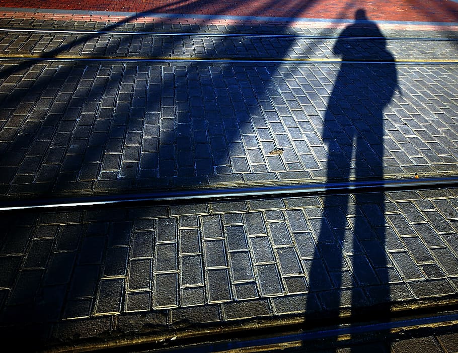 shadows, soil, city, shading, sunlight, focus on shadow, real people HD wallpaper