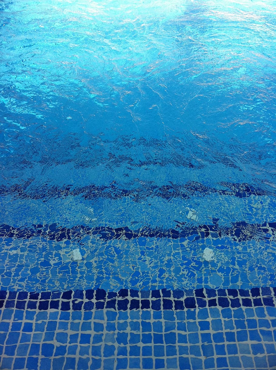 clear blue swimming pool, Holiday, Water, several, full frame HD wallpaper