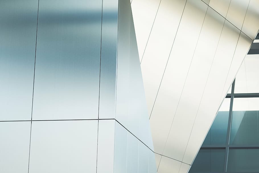 architecture photography of white structure, building, concrete HD wallpaper