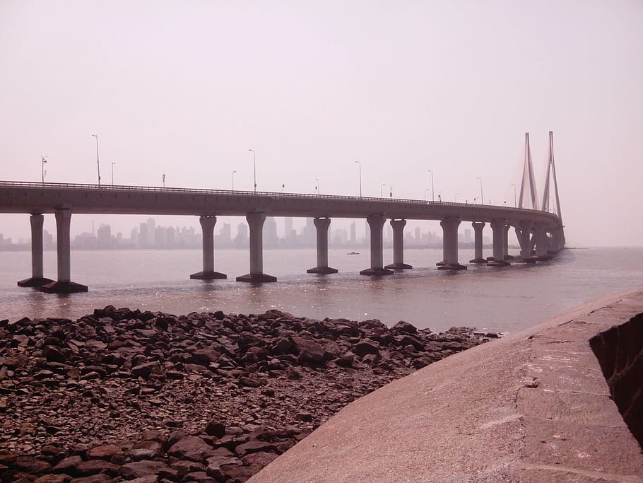 Bandra Worli Sea Link Bridge Stock Photo - Download Image Now - Connection,  India, Sea - iStock