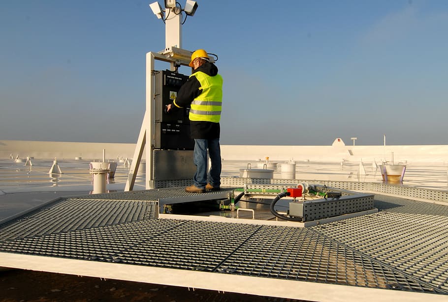 industry, control device, character, roof, fuel and power generation HD wallpaper