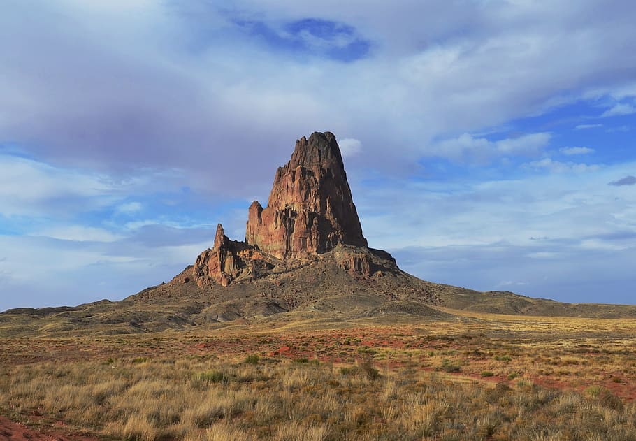 brown rock formation, Monument Valley, Valley, Mountains, Landscape, HD wallpaper