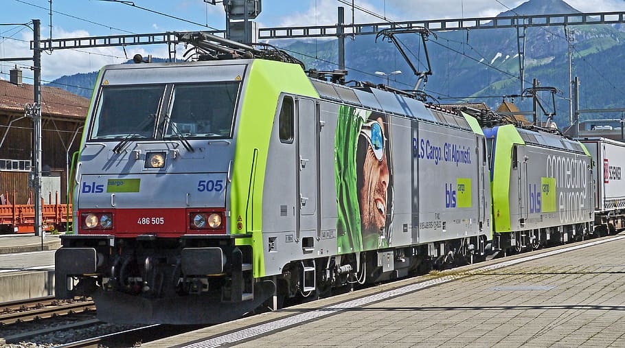 Alpine Transit, bern-lötschberg-simplon railway, bls, bernese oberland, HD wallpaper