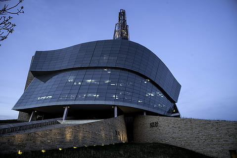 Museum of Human Rights in Winnipeg, architecture, building, canada HD wallpaper
