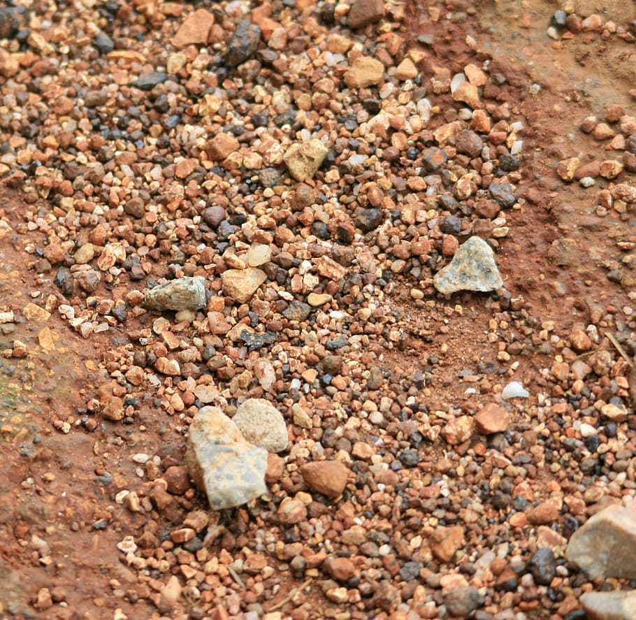 surface, ground, hard, rocks, stones, small, gravel, nature HD wallpaper