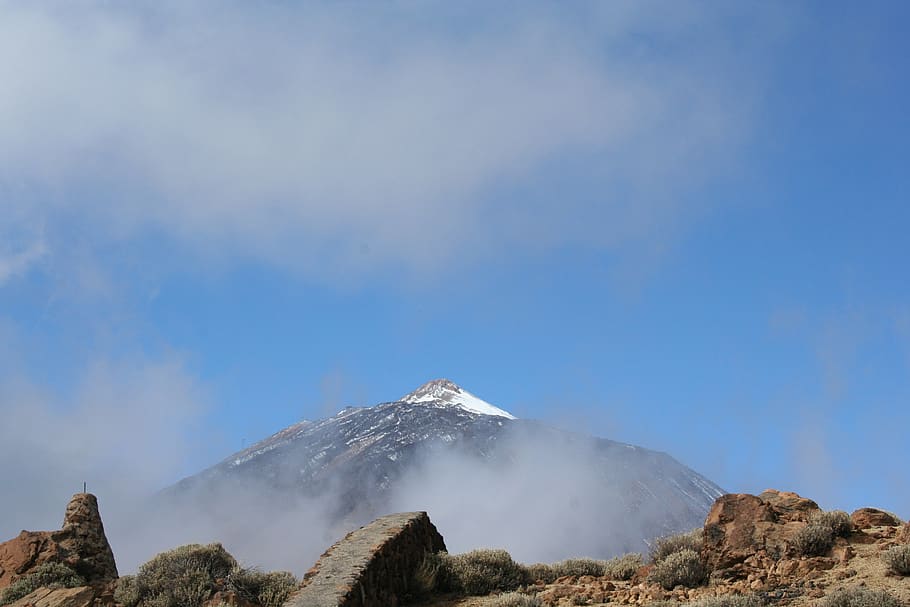 mountain, landscape, sky, scenics - nature, beauty in nature HD wallpaper