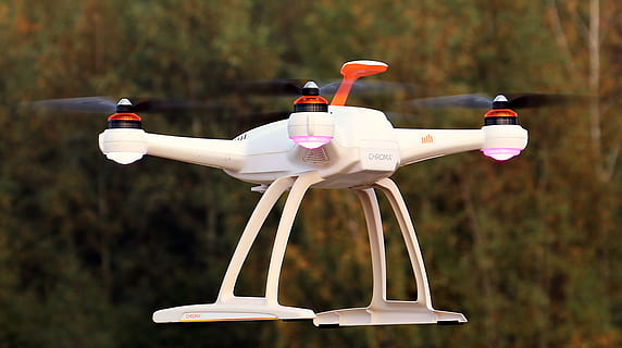 photo of white quadcopter, drone, uav, sky, clouds, quadrocopter HD wallpaper